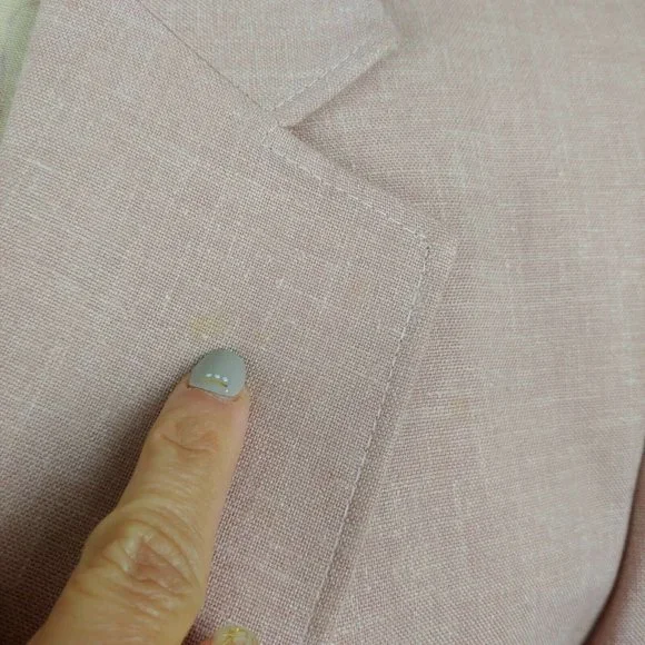 Vintage Glenshire Fine Tailored Clothing Blazer Mens 42 Lined Pink Jacket - Picture 3 of 12